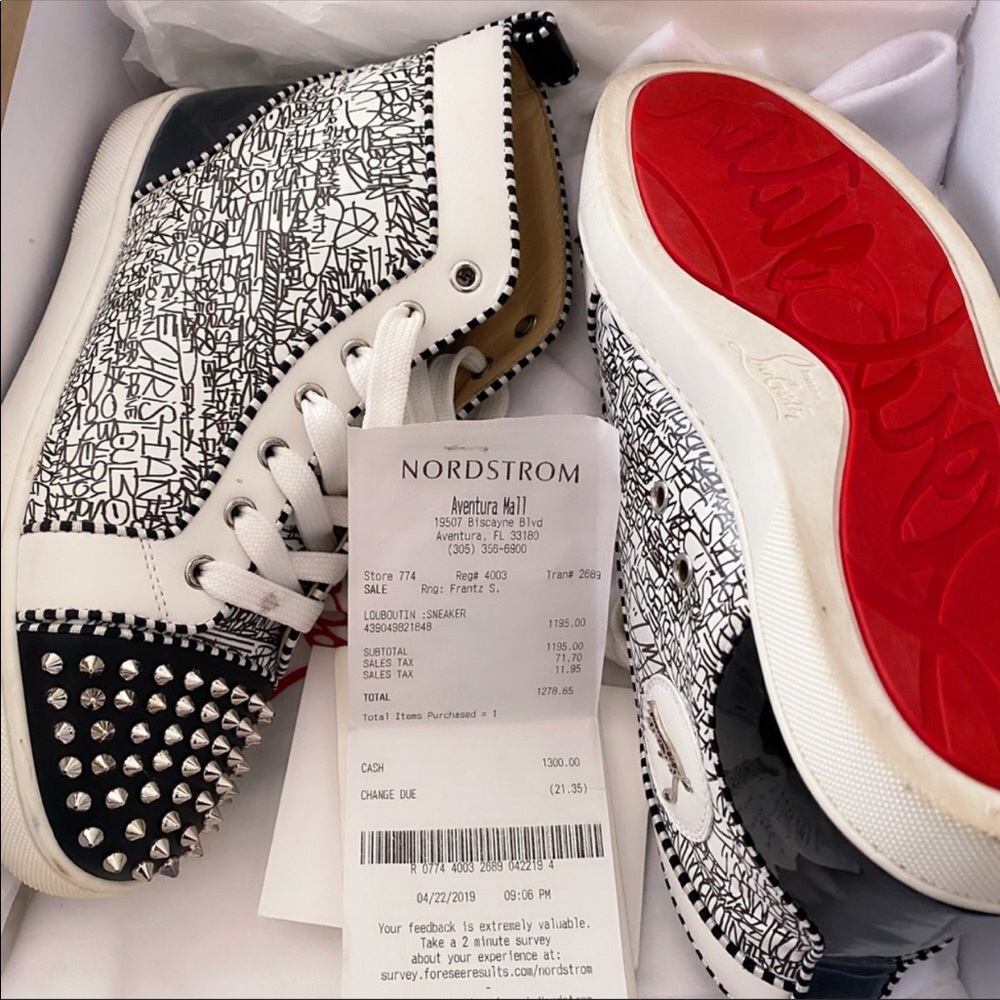 Christian Louboutins.